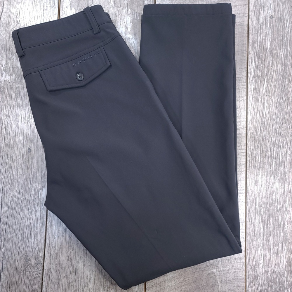 Jezequel Golf Pants Men 32 Black Fleece Lined Performance Trousers Slacks